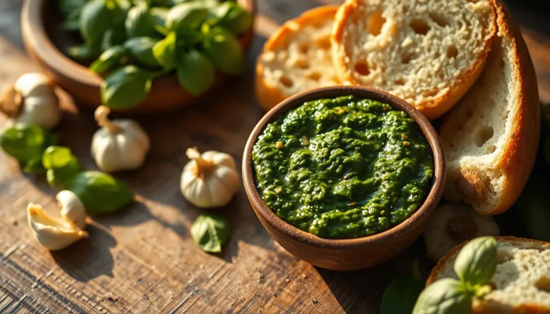 Ail nouveau : la clé pour un pesto frais et savoureux en un seul geste