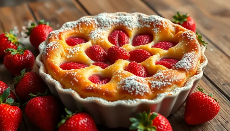 Clafoutis aux fraises : la recette légère qui rivalise avec les desserts de pâtisserie