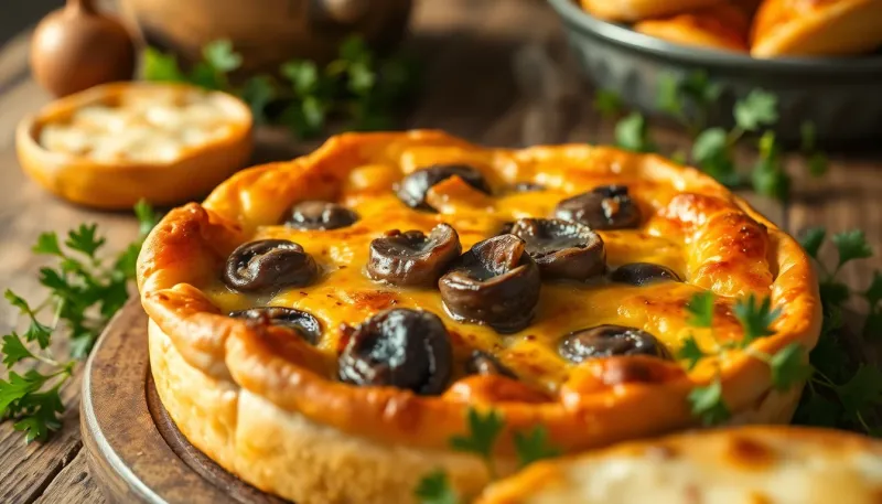 Clafoutis salé aux champignons : la recette facile qui fait l'unanimité à table