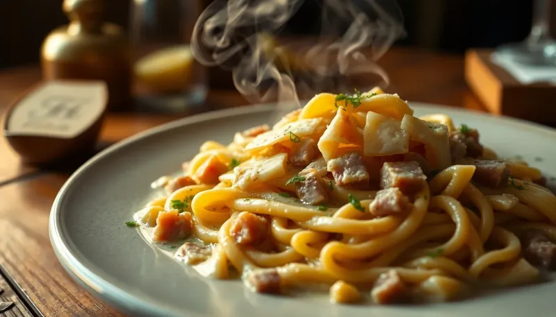 Coquillettes au jambon : la sauce crémeuse au comté qui change tout