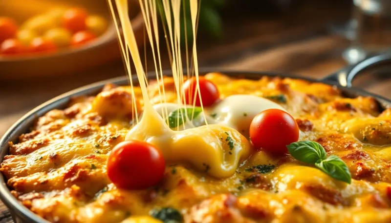 Gnocchis poêlés au pesto et mozzarella : un gratin réconfortant prêt en 20 minutes